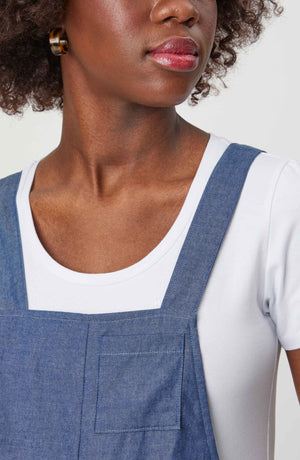 Cropped Maternity Overalls