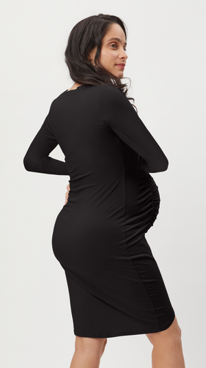 Uptown Maternity Dress - Long Sleeves