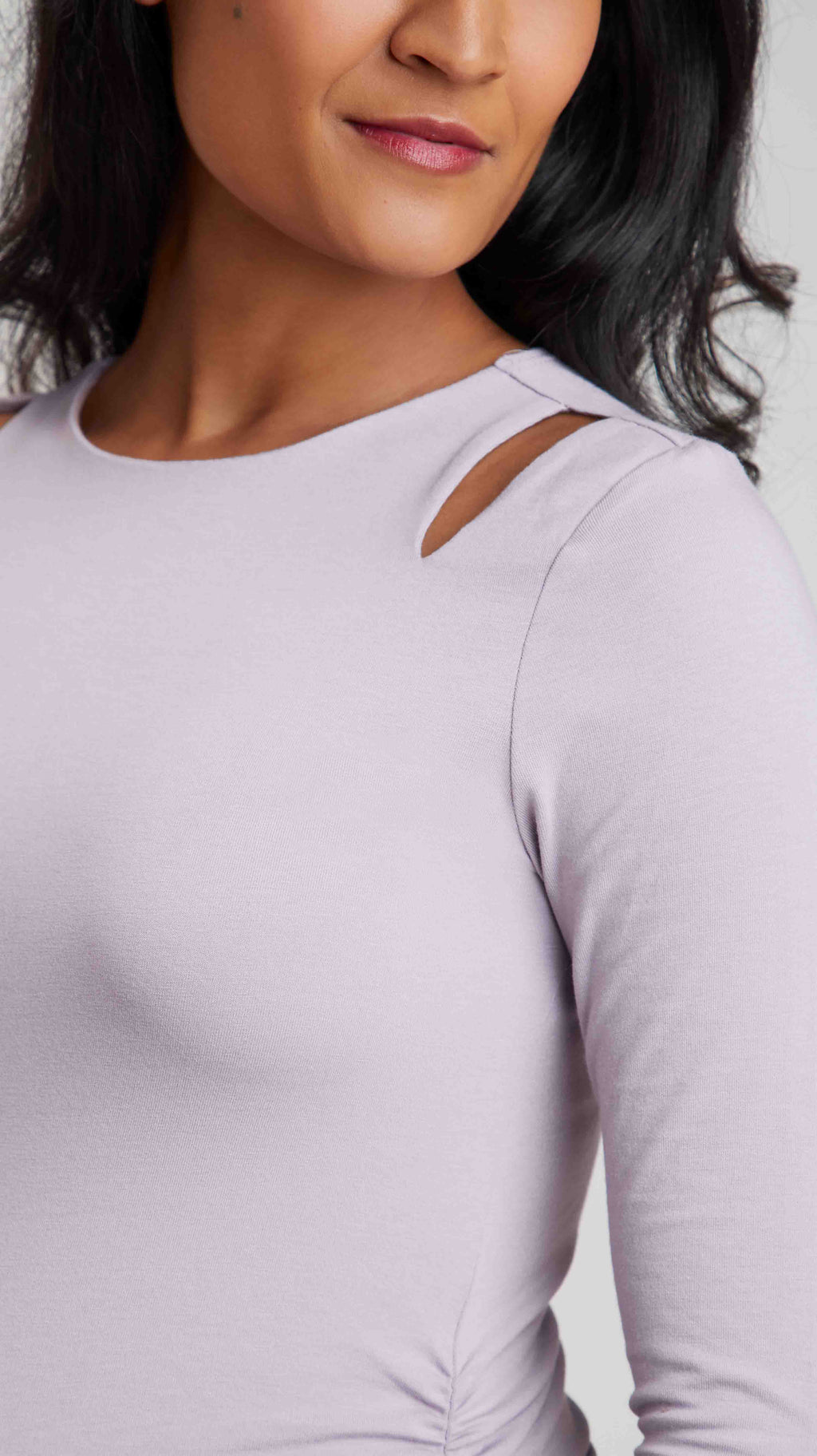 Double Keyhole Maternity Top