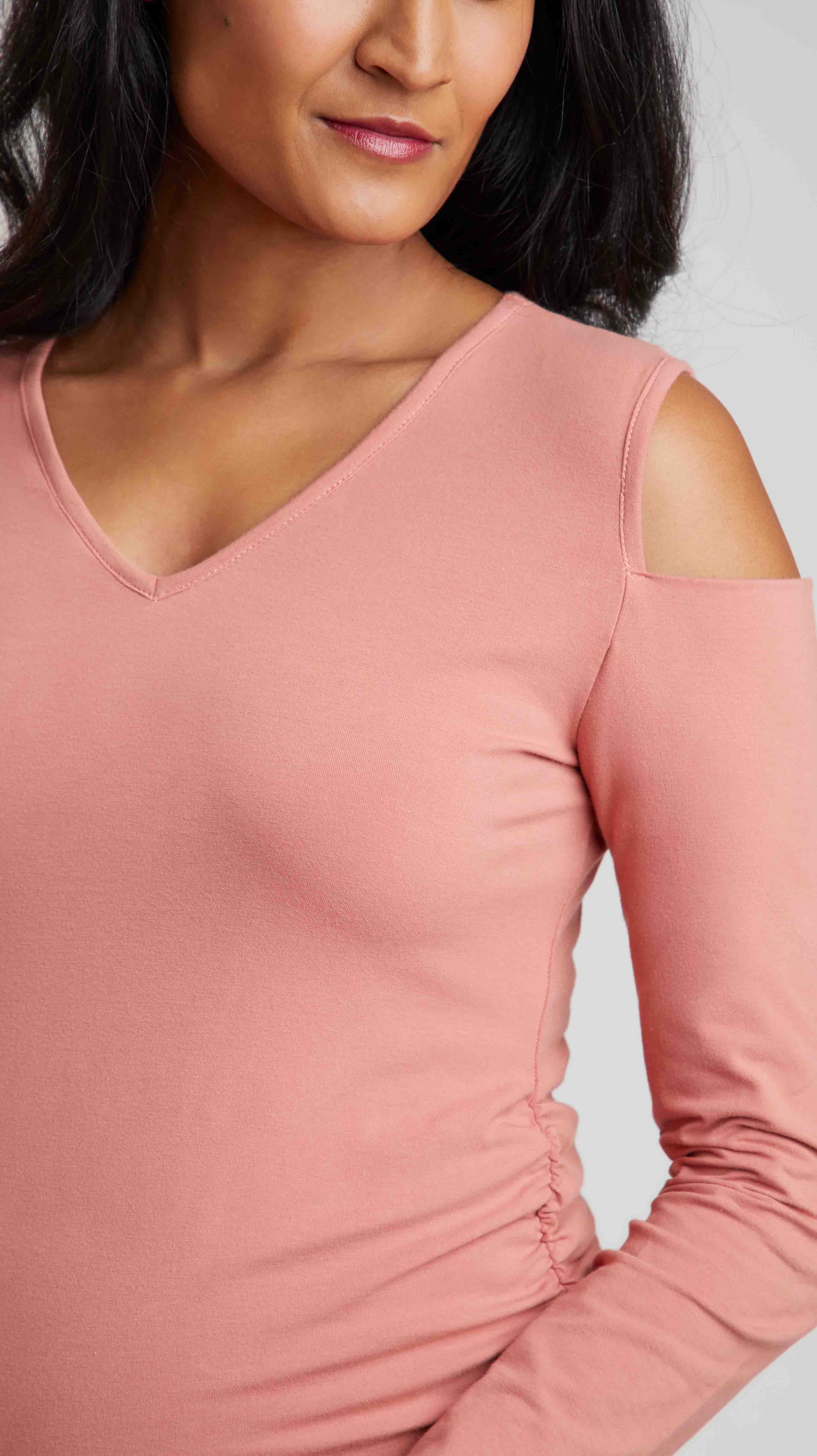 Cold Shoulder Maternity Top