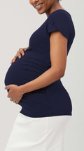 Split Back Maternity Top