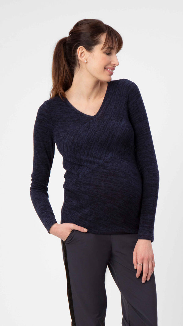 Multi-Directional Maternity Sweater