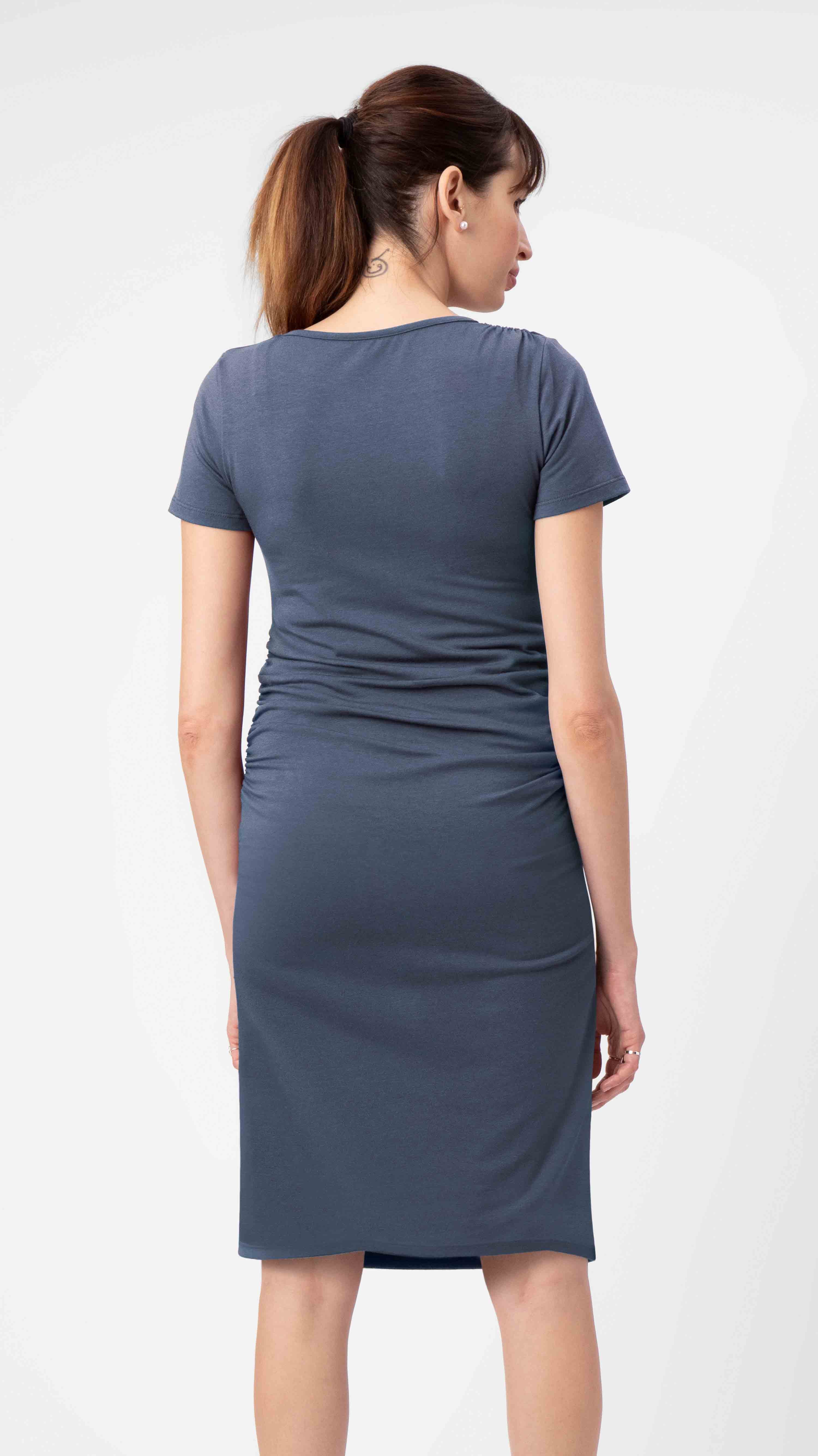 Stowaway Collection Gramercy Maternity Nursing Dress - Wine Stowaway Collection Gramercy Maternity Nursing Dress - Wine