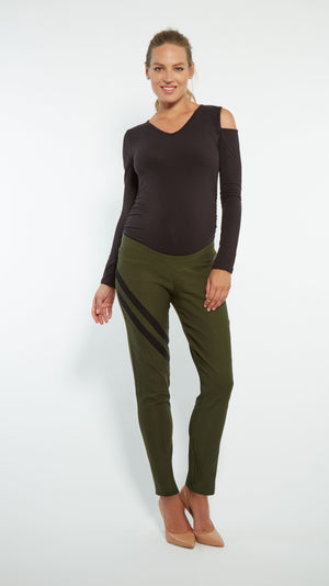 Stowaway Collection Audra Maternity Pant Front Full Length View